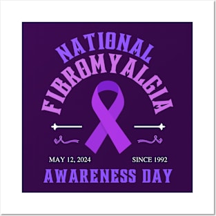 2024 National Fibromyalgia Awareness Day Frit-Tees Posters and Art